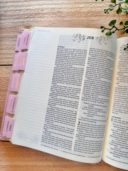 NIV Artisan Pink Floral Bible